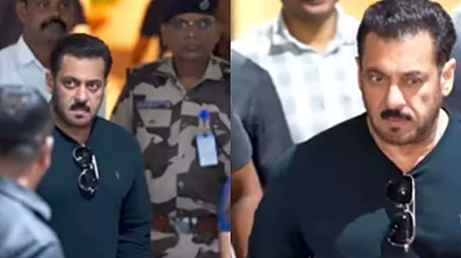 Salman Khan Avoids Posing For Paparazzi As He Returns To India After Da-Bangg Tour