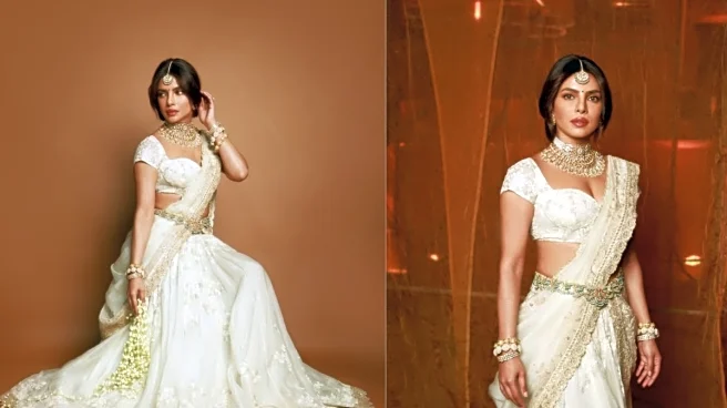 Priyanka Chopra Channels Her “Inner Devi” At The Globetrotter Event For S.S. Rajamouli’s Epic Varanasi