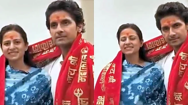 Ravi Dubey And Sargun Mehta Perform Bhasma Aarti At Mahakaleshwar Temple In Ujjain, Share Experience