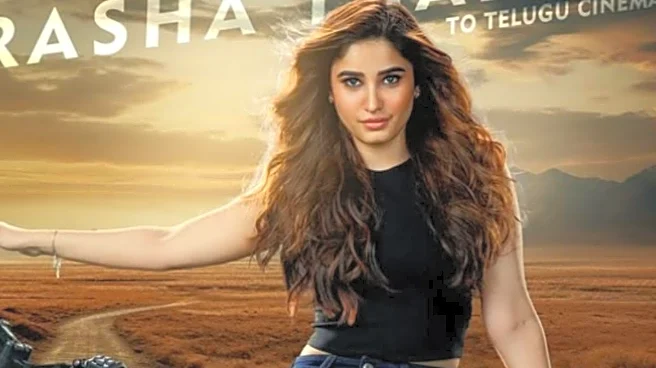 Rasha Thadani Announces Telugu Debut In Ajay Bhupathi’s Next, Poster Out