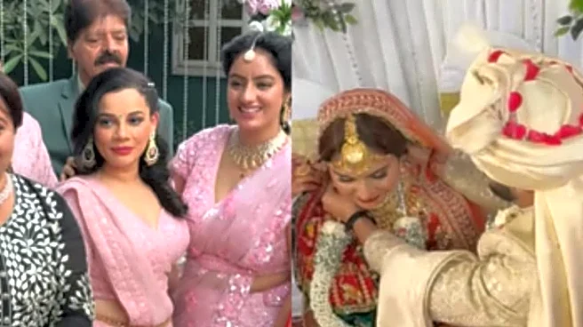 Deepika Singh Celebrates Sister’s Wedding With Full-On Desi Style And Energy | Video