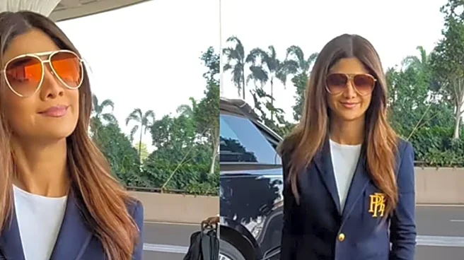 All Eyes On Shilpa Shetty As She Gives Boss Lady Vibes At The Airport | Video