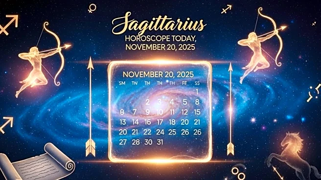 Sagittarius Horoscope Today, November 20, 2025