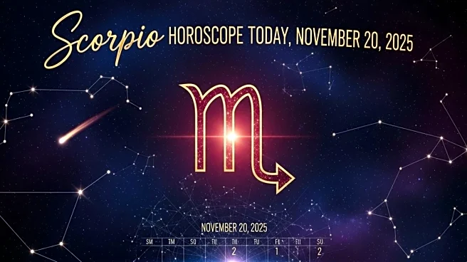 Scorpio Horoscope Today, November 20, 2025