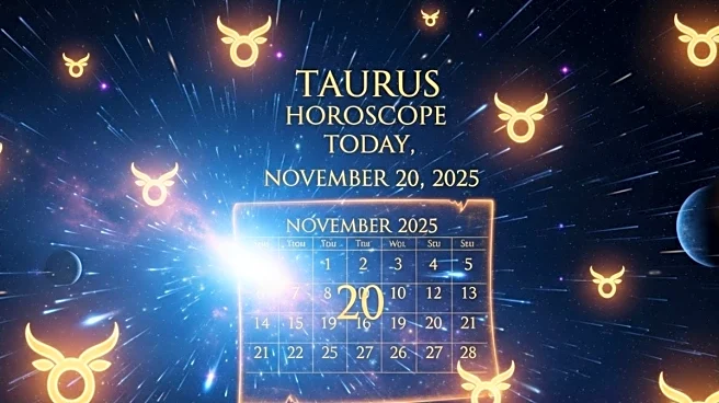 Taurus Horoscope Today, November 20, 2025