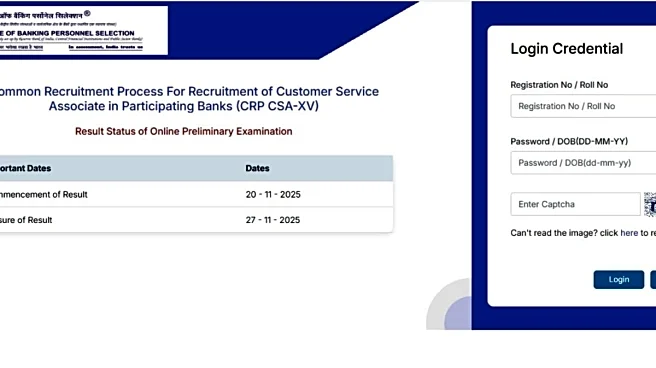 IBPS Clerk Prelims Result 2025 Declared: Where And How To Download Scorecard?