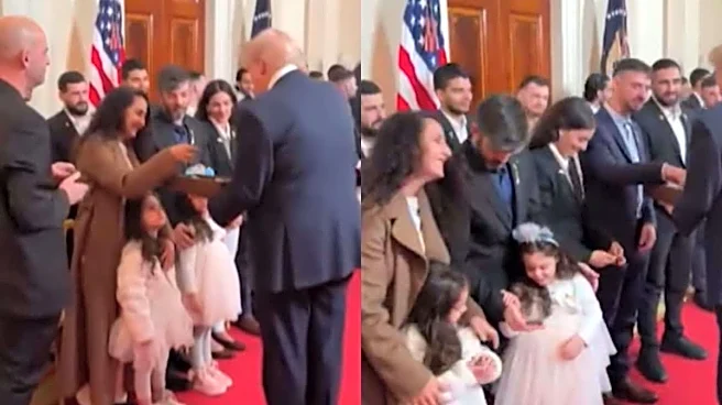 ‘You’re Heroes’: Trump Meets Israeli Hostages At White House, Gifts Presidential Challenge Coin