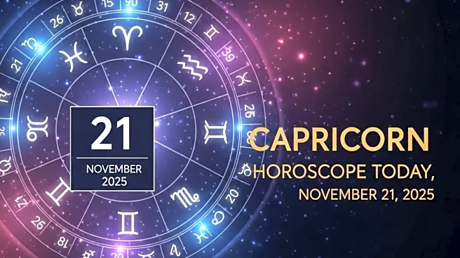 Capricorn Horoscope Today, November 21, 2025