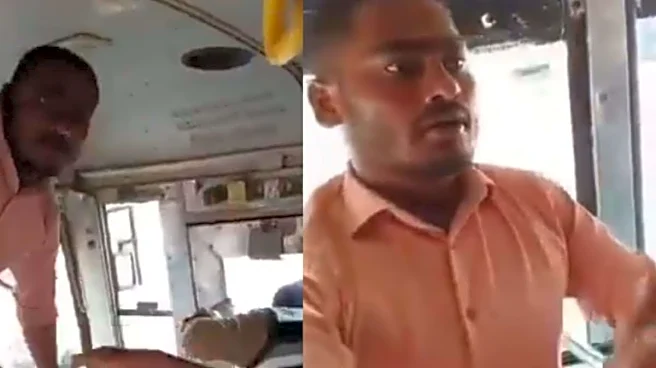 Telangana Man Kicks Elderly Bus Driver For Not ‘Allowing Him To Overtake’: ‘Road Rage Is A Crime’ | Video