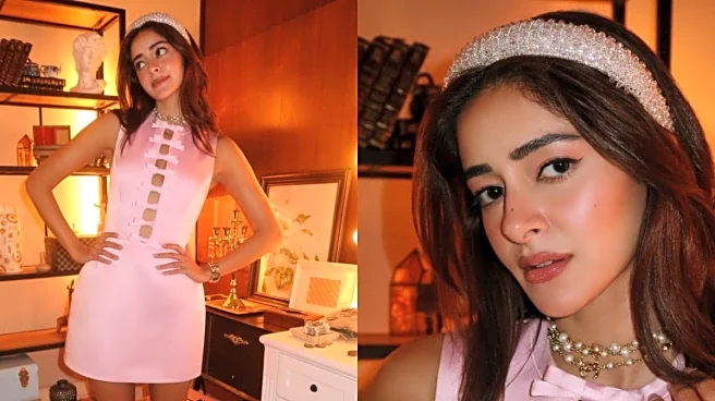 Ananya Panday Looks Pretty In Pink, Dons Call Me Bae Avatar For Promotions