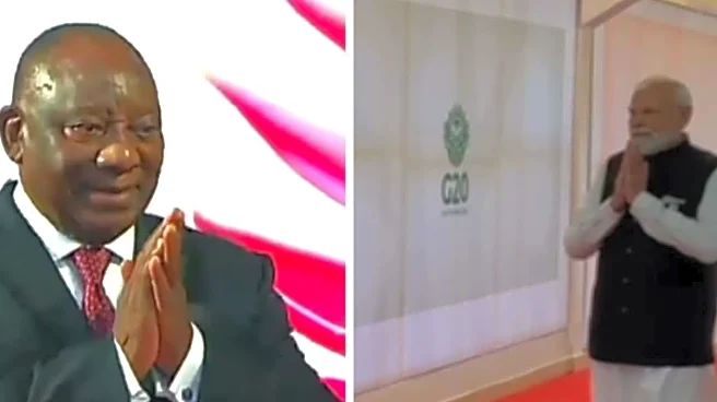 G20 Moment: South African President Ramaphosa Welcomes PM Modi With A 'Namaste'