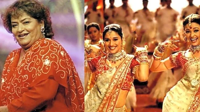 Saroj Khan Choreographed Madhuri-Aishwarya's Dola Re Dola Lying On The Floor: 'She Was In Pain'