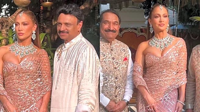 Jennifer Lopez Brings High-Voltage Glamour To Udaipur In A Manish Malhotra Saree