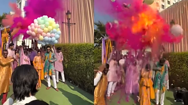 Bride, Groom Suffer Burns After Hydrogen Balloons Explode In Dangerous Haldi Ceremony: ‘We Never Imagined...’ | Video