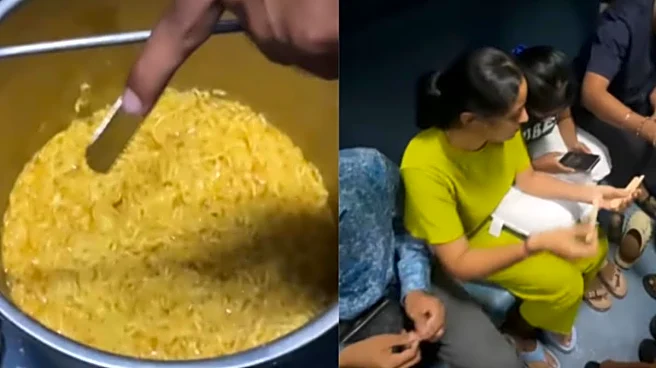Pune Friends Turn Train Pantry Into ‘Ghar Ka Kitchen’, Cook Maggi In Bucket: ‘Non-Negotiable Part Of Kerala Trip’