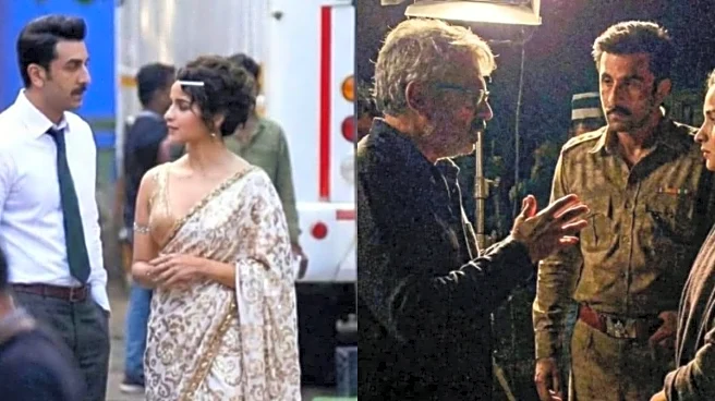 Alia Bhatt, Ranbir Kapoor's Looks From Love And War Set Goes Viral, Fans Can't Keep Calm