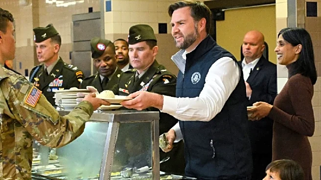 JD Vance, Wife Usha And Their Kids Serve US Troops Thanksgiving Dinner | Watch