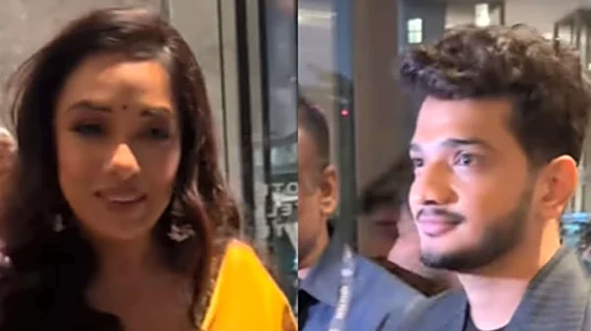 Rupali Ganguly Bumps Into Munawar Faruqui At Andheri Event, Rapper Asks ‘Kaise Ho?’