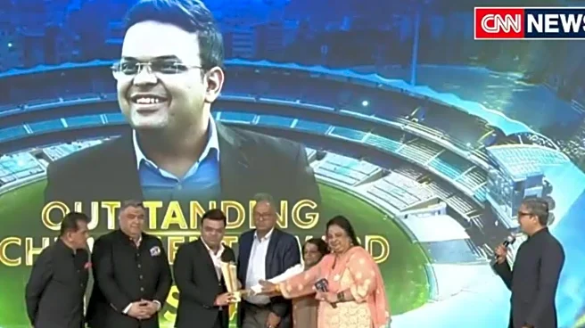 Jay Shah Honoured With Outstanding Achievement Award At CNN-News18 IOTY 2025