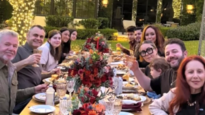 Selena Gomez Cuddles Up With Benny Blanco As They Celebrate First Thanksgiving As A Married Couple