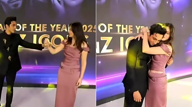 Ahaan Panday, Aneet Padda Recreate Saiyaara Scene At CNN-News18 IOTY 2025, Fans Can’t Stop Gushing | Watch