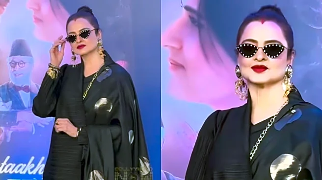 Rekha Is A Masterclass On How To Own Your Style With Sarees