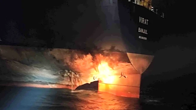 'This Is Virat, Help Needed': Dramatic Visuals Capture Ukraine’s Drone Strike On Russian Tanker