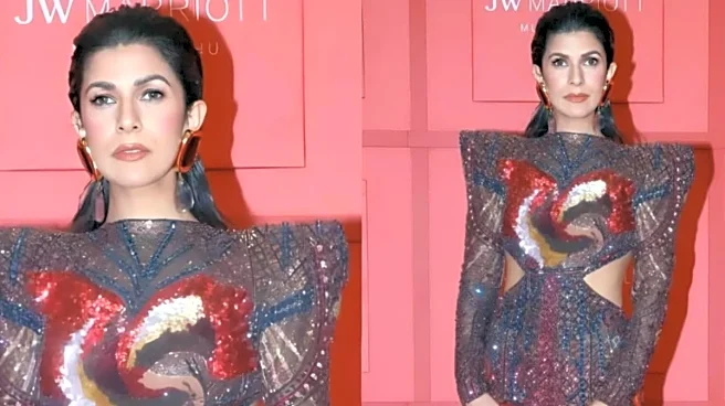 Nimrat Kaur Embraces Futuristic Glam In A Falguni Shane Peacock Gown