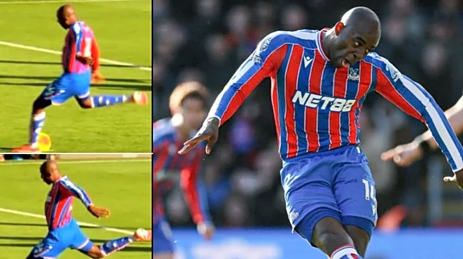 Do It Again! Jean-Philippe Mateta Asked To Retake Penalty Against Manchester United Due To...