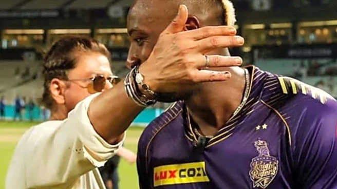 KKR Owner Shah Rukh Khan Calls Andre Russell ‘Knight In Shining Armour’ As He Announces IPL Retirement
