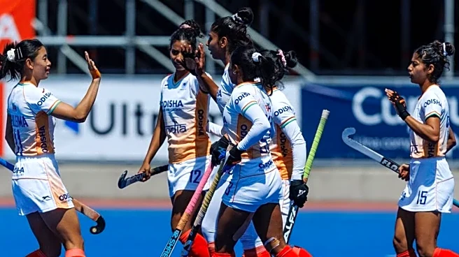 India Cruise Past Ireland 4-0 In Junior Women’s Hockey World Cup