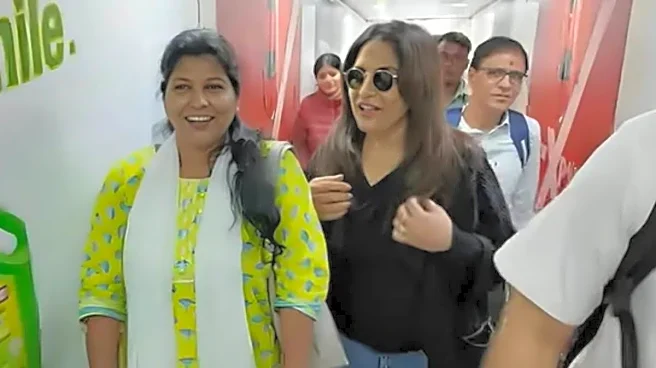 Archana Puran Singh Films Housekeeper’s First-Ever Flight, Her Reaction Wins Hearts