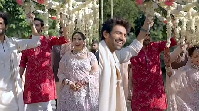 Kartik Aaryan Holds Phoolon Ki Chaadar For Sister Krittika At Her Wedding, Fans Call Him ‘Best Brother’ | WATCH