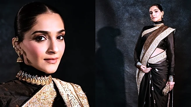 Sonam Kapoor’s Black Banarasi Saree Is A Masterclass In Modern Heritage Dressing