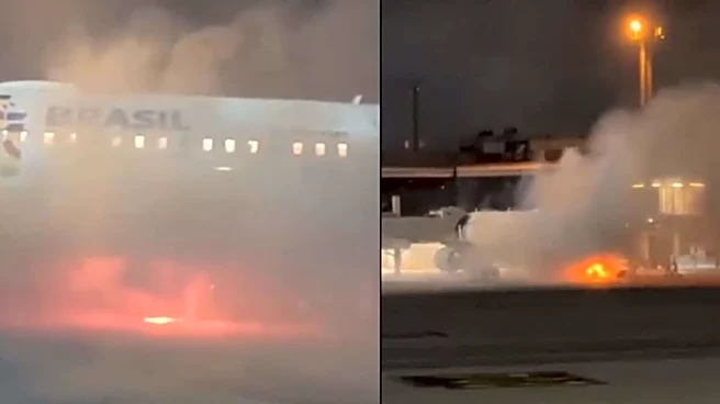 Aircraft Catches Fire At Brazil’s Airport, 180 Passengers Evacuated Amid Flames, Smoke | Video