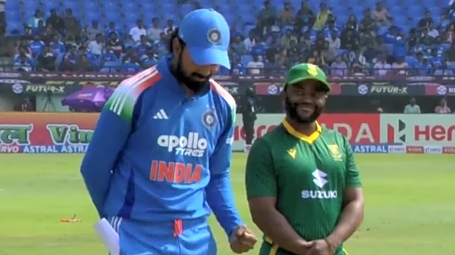 KL Rahul Celebrates But Temba Bavuma's Reaction Steals The Show As India Finally Win Toss | Watch