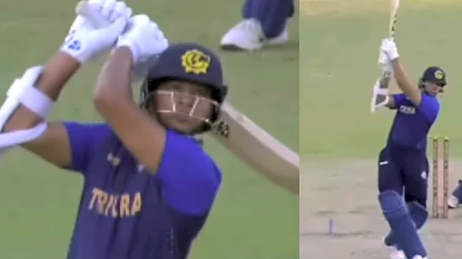 Watch: Yashasvi Jaiswal's Brother, Tejasvi, Hits 51 In SMAT, Fans Say 'Dono Bhai...'