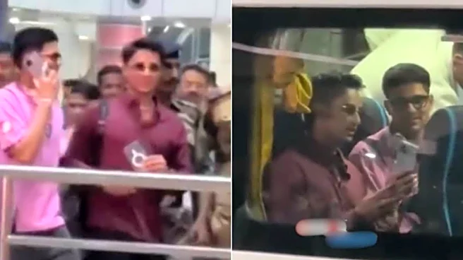 Fully Fit Shubman Gill Lands In Bhubaneswar, Spotted With Best Friend Abhishek Sharma | Watch