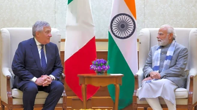 PM Modi Meets Italy's Deputy Prime Minister Tajani