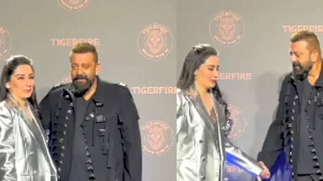 Sanjay Dutt Will Pose, But Not Without Wife Maanayata Dutt On His Side | Video