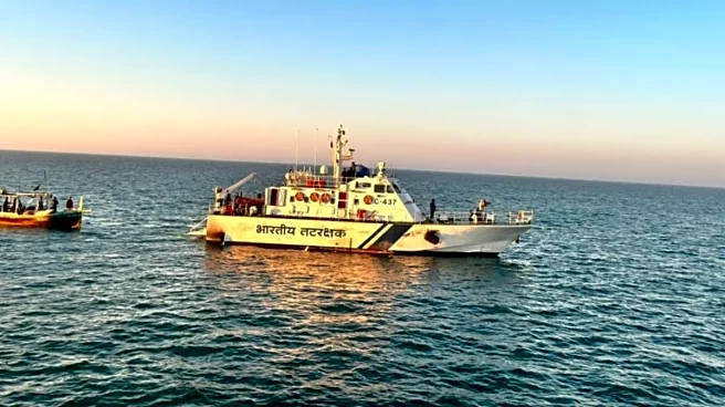 Indian Coast Guard Seizes Pakistani Boat, 11 Crew Members Handed Over To Gujarat Police