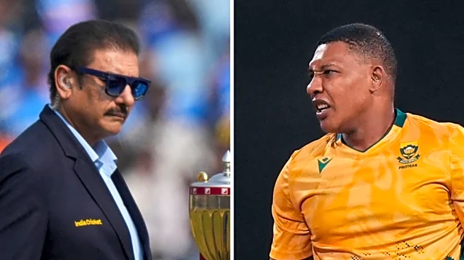 'Take Control Of The Bar'! Ravi Shastri Orders South Africa Pacer After...