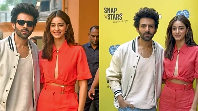 Ananya Panday Rocks Sleek Rs 81,000 Orange Co-ord Set Perfect For Festive Season