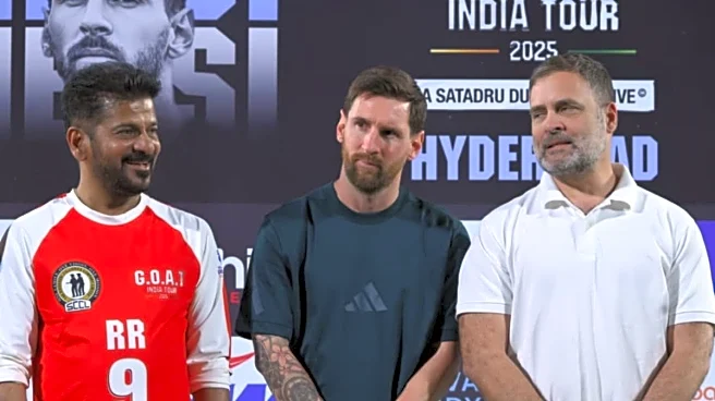 Rahul Gandhi Meets Lionel Messi In Hyderabad, Gets Signed Jersey By Football Icon