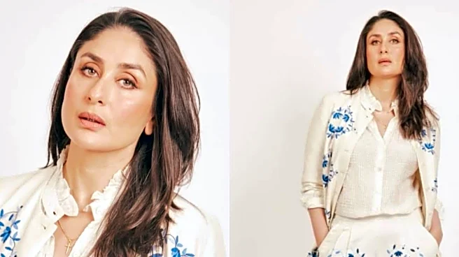 Kareena Kapoor Khan Champions Sustainable Fashion In Mulberry Silk And Chanderi Look