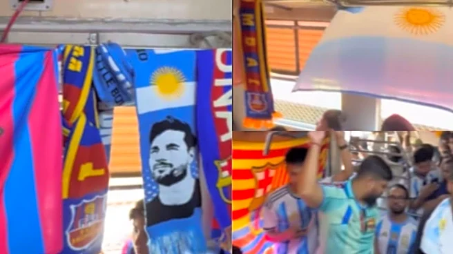 Max-Mania! Messi-Fever Grips Maximum City As Fans Take Over Mumbai Locals | Watch