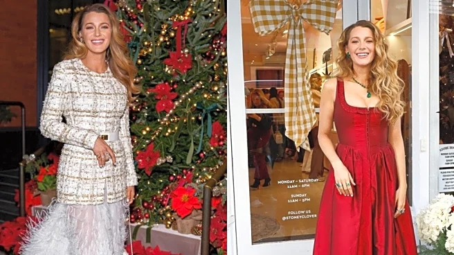 Blake Lively Proves She Is Christmas Party Ready In 2 Back-To-Back Stunning Fits