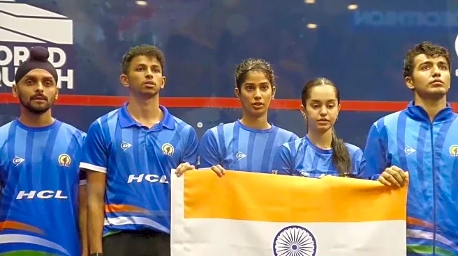India Script History At SDAT Squash World Championship! Clinch Maiden Title With Win Over...