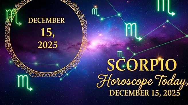 Scorpio Horoscope Today, December 15, 2025