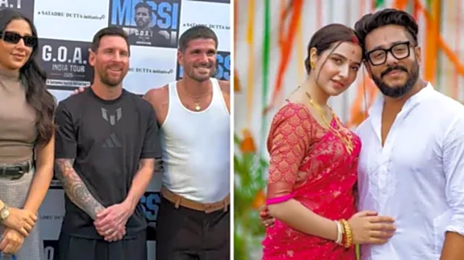 Bengali Actor Subhashree Slammed For Sharing Pics With Lionel Messi, Husband Raj Chakrabarty Reacts